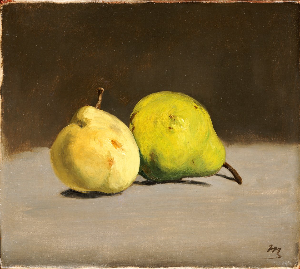 Kaksi päärynää, 1864 tekijältä Édouard Manet