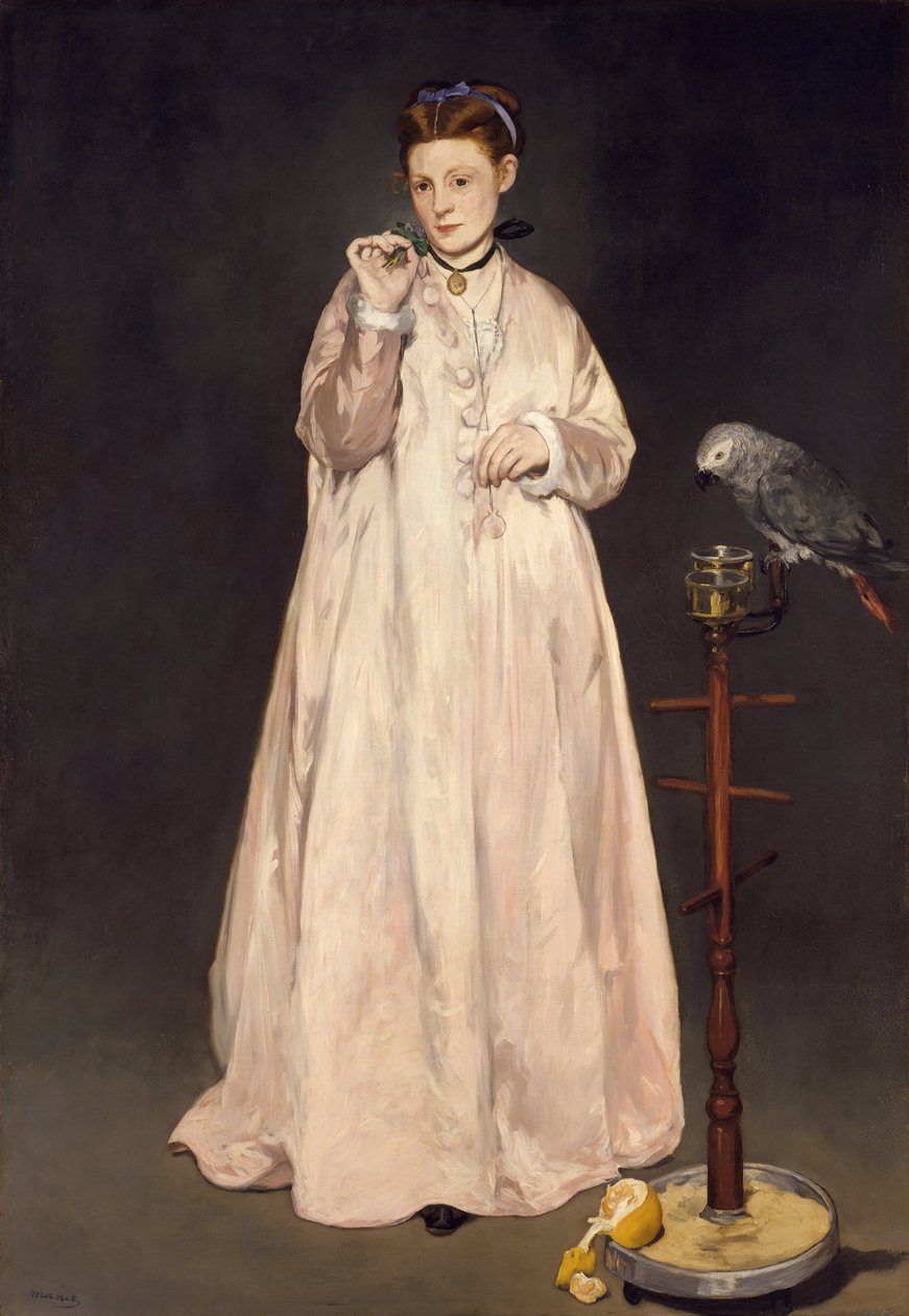 Nuori nainen vuonna 1866, 1866 tekijältä Édouard Manet