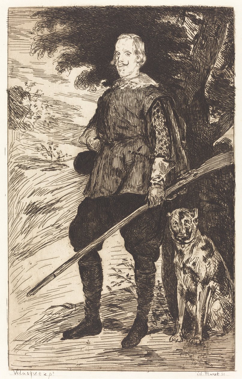 Philip Ive (Philippe Ive) tekijältä Edouard Manet after Diego Velázquez
