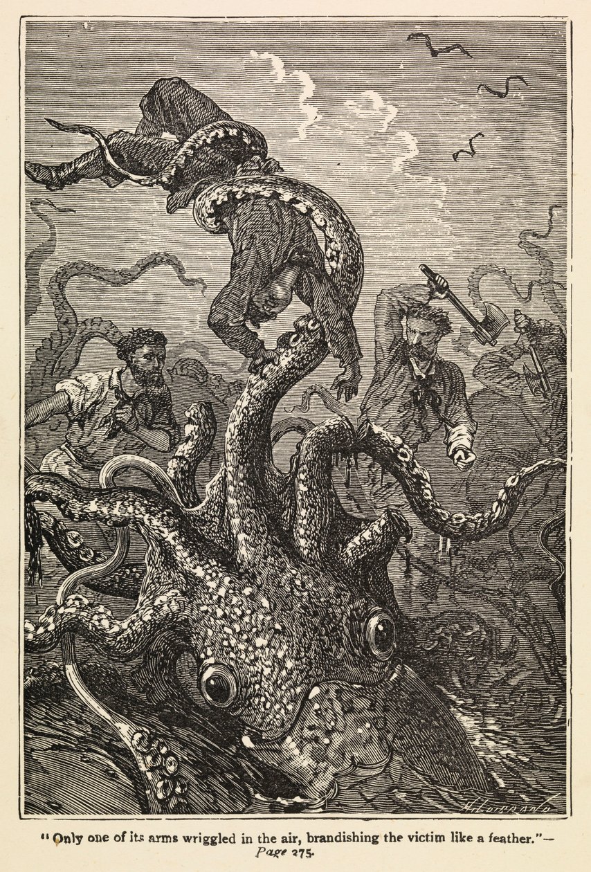 Kaksikymmentätuhatta merivuotta meren alla tekijältä Edouard & Neuville Alphonse Marie Adolphe de (1835 85) Riou