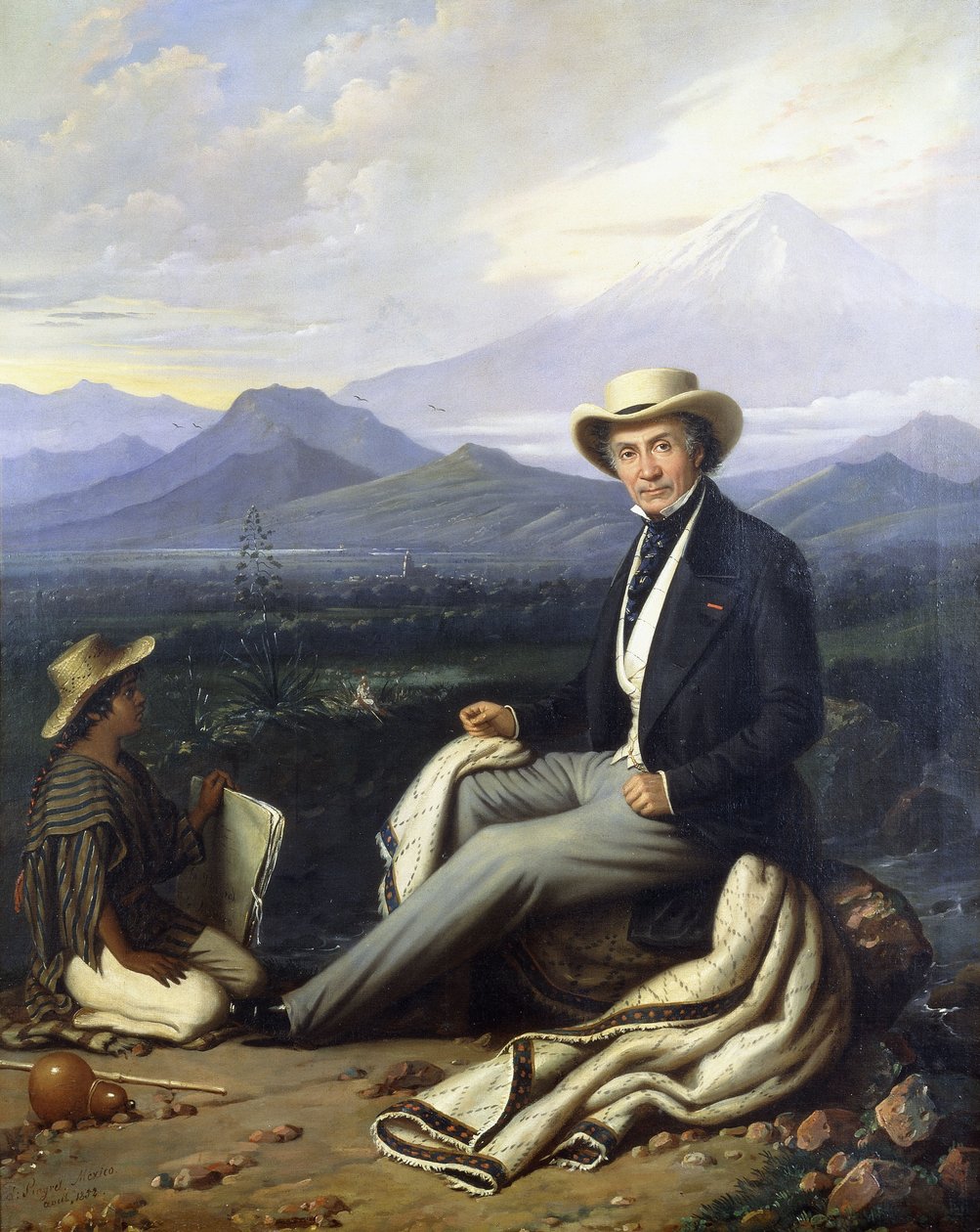 Omakuva, 1854 tekijältä Edouard Pingret