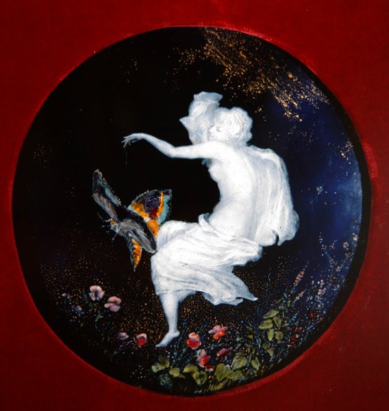 Spirit of the Air - the Elements, n. 1870 (emali posliinilla) (katso 468027) tekijältä Edouard Rischgitz