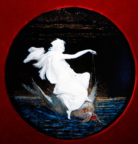 Spirit of the Water - The Elements, n. 1870 (emali posliinilla) (katso 468026) tekijältä Edouard Rischgitz