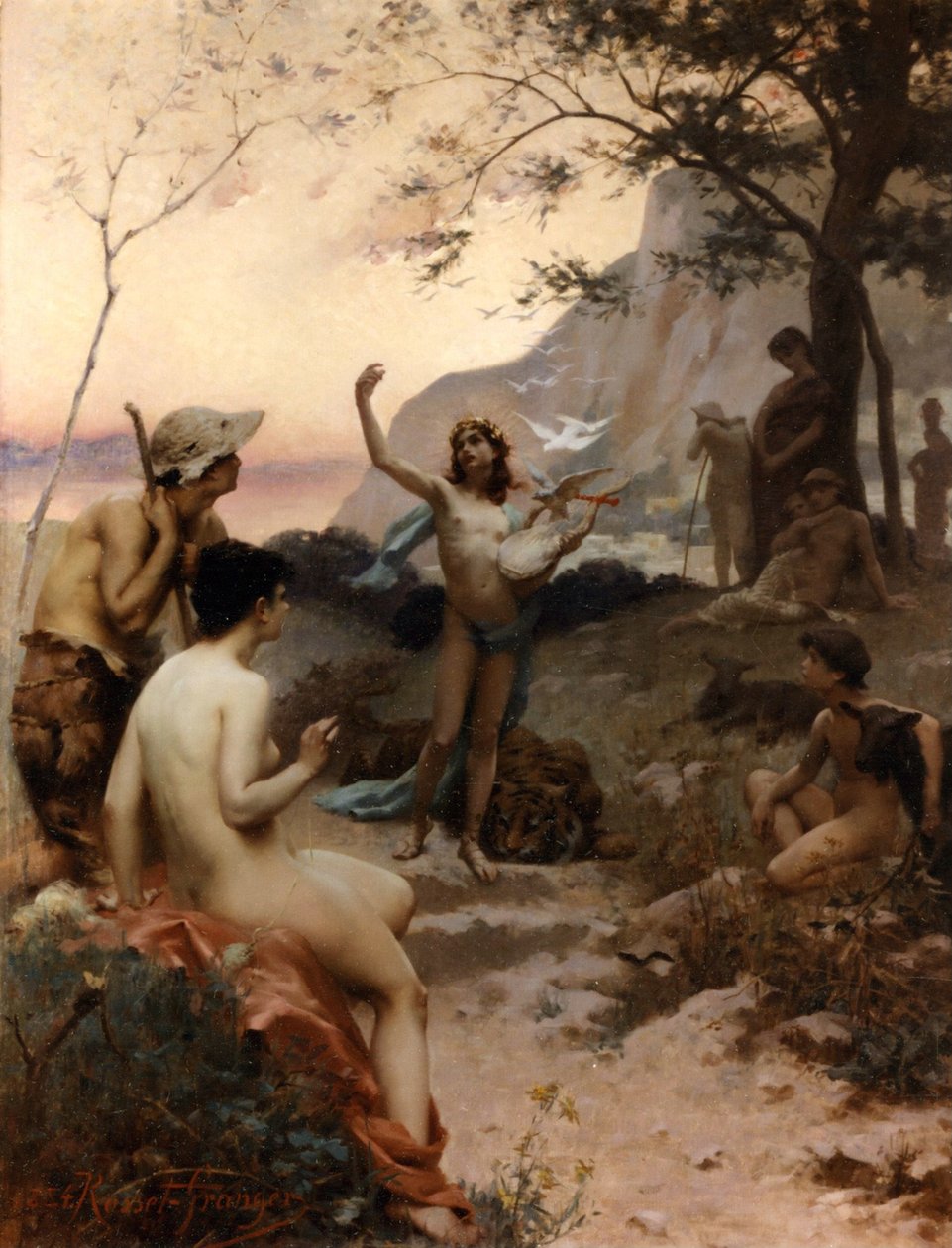 Orpheus, 1884. tekijältä Édouard Rosset Granger