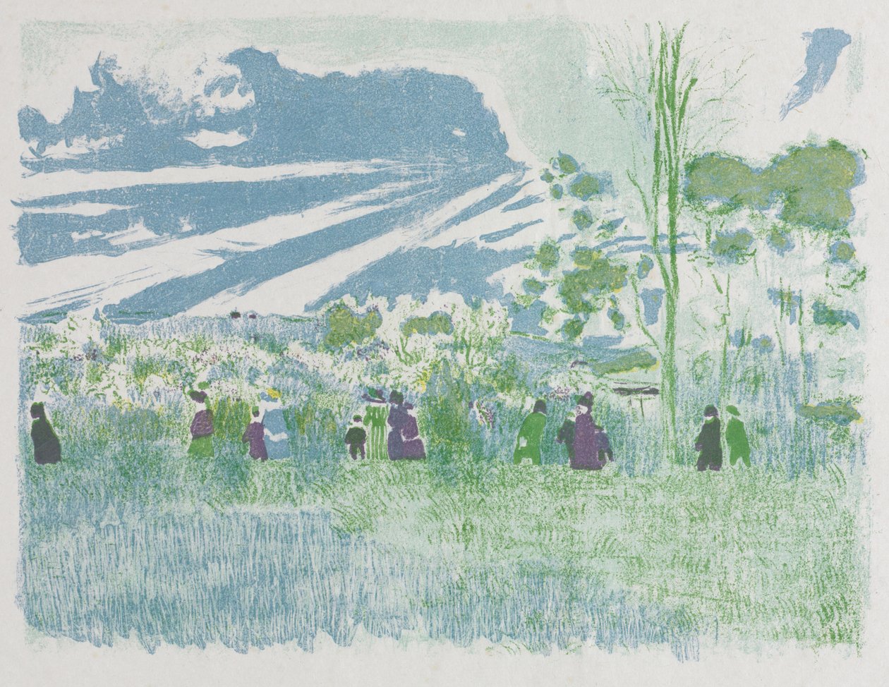Kenttien poikki tekijältä Edouard Vuillard