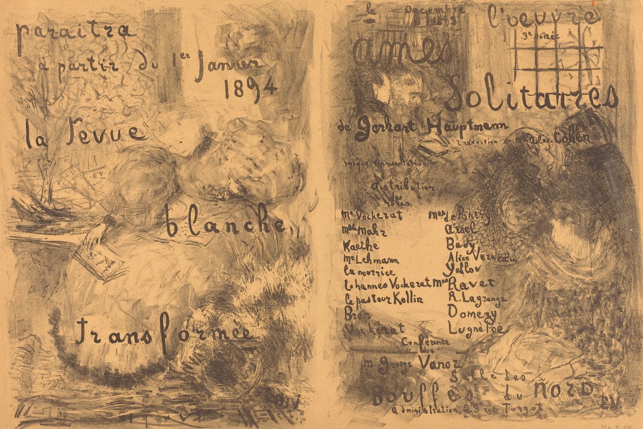 yksinäisiä sieluja tekijältä Edouard Vuillard
