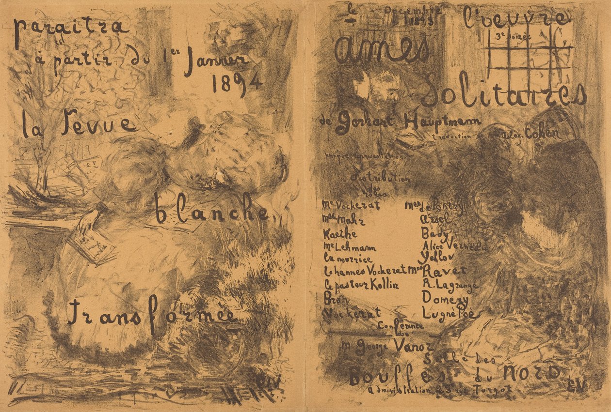 Einsame Seelen tekijältä Edouard Vuillard