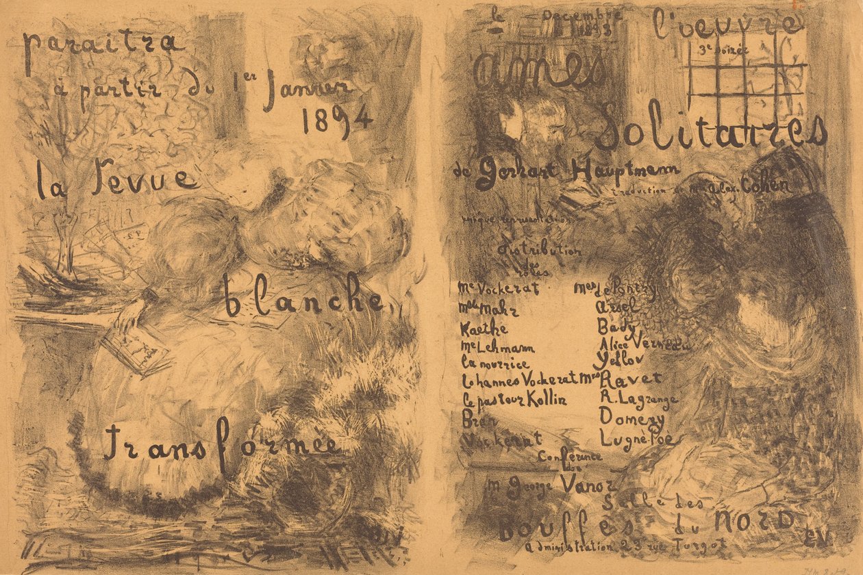 Einsame Seelen tekijältä Edouard Vuillard