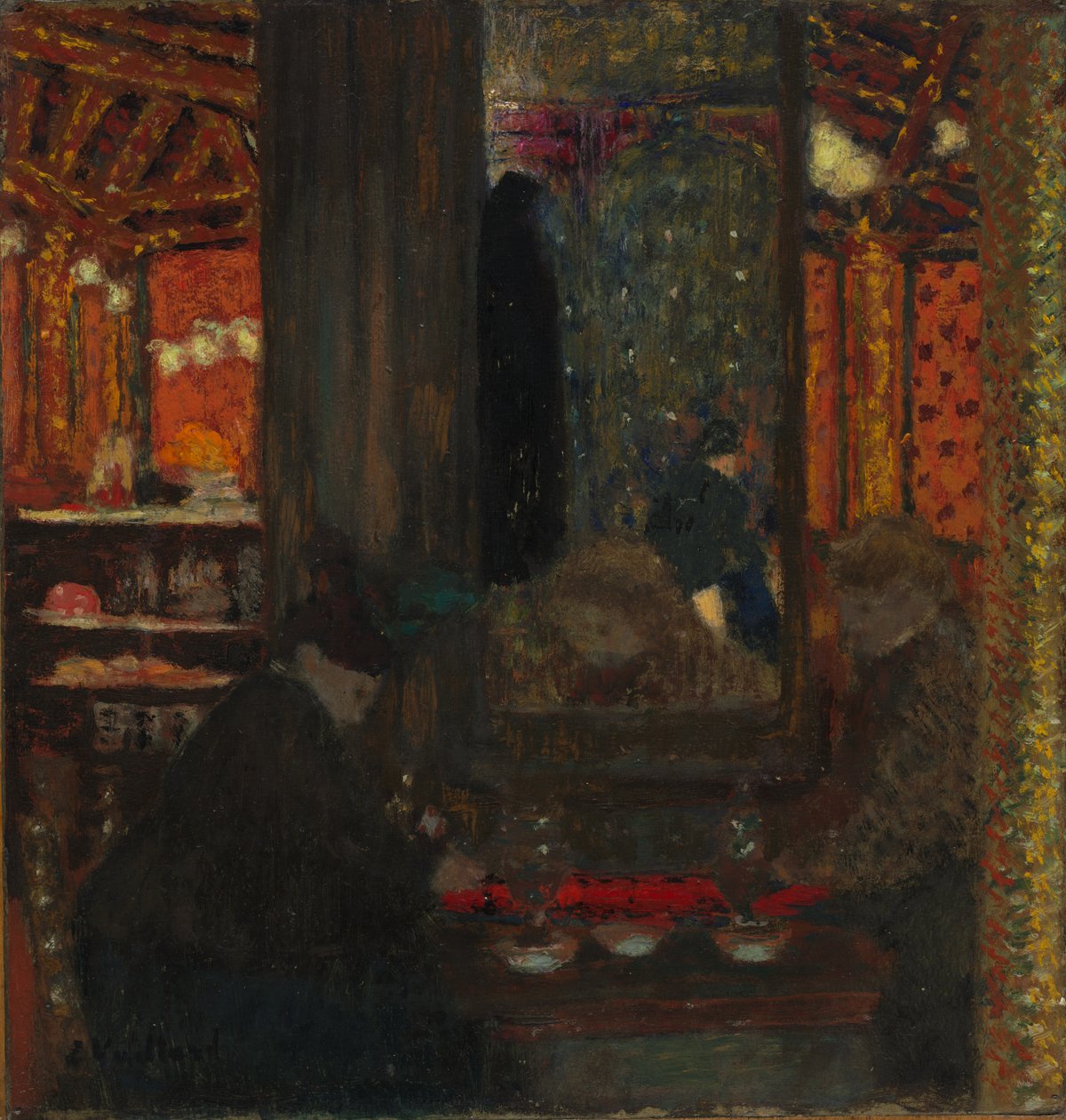 Kahvilassa tekijältä Edouard Vuillard