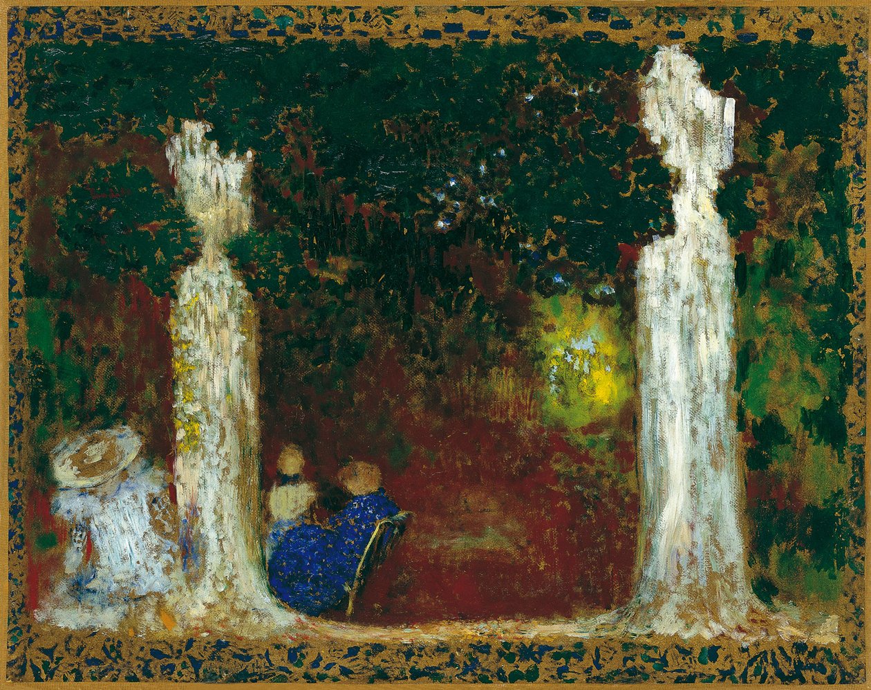 Puiden alla, 1897-1898 tekijältä Edouard Vuillard