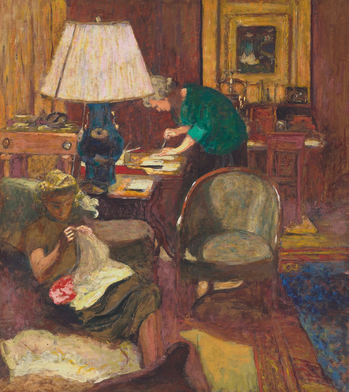 Kirjansidonta; Sidonta, n. 1934 tekijältä Edouard Vuillard