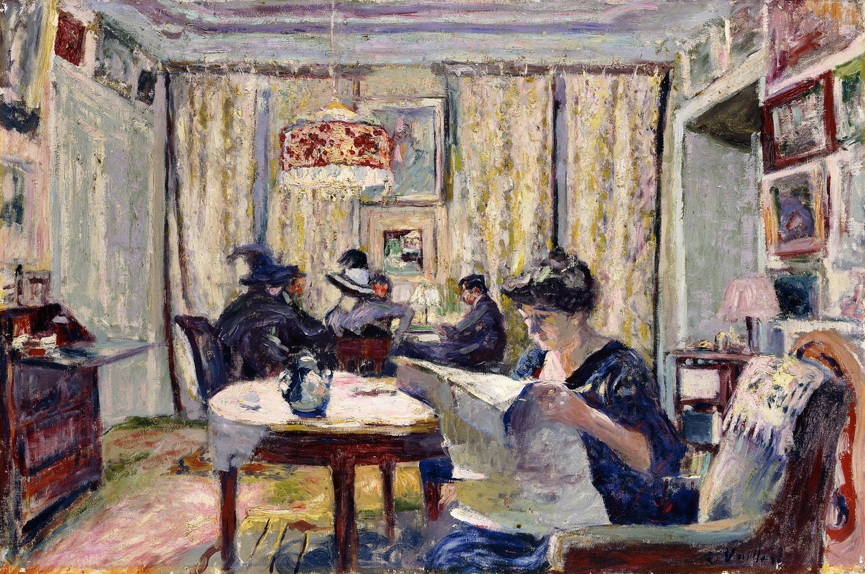 Bridge Players, n. 1911 tekijältä Edouard Vuillard