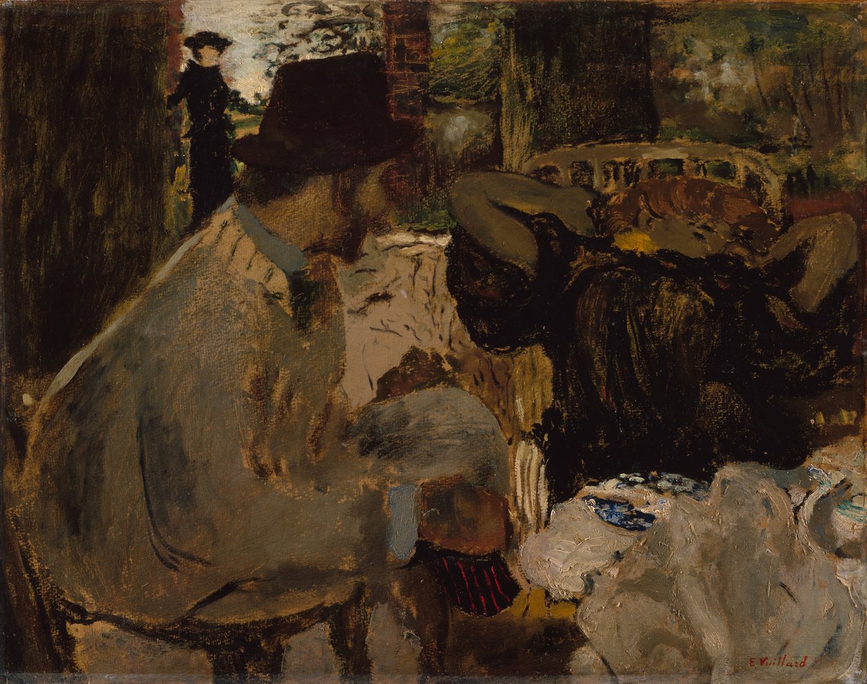 Keskustelu, 1897-8 tekijältä Edouard Vuillard