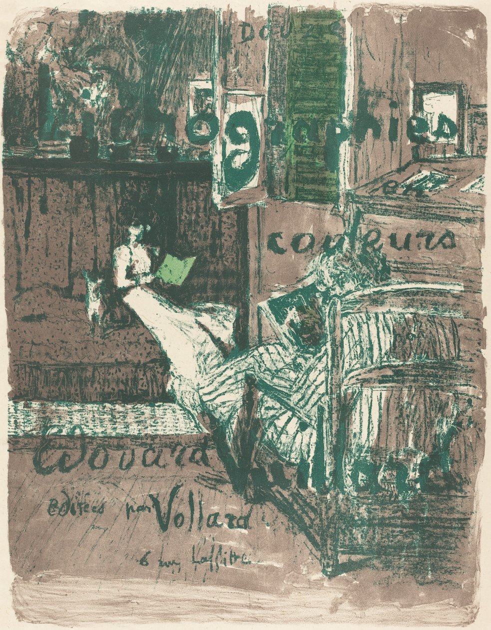 Kansi albumille "Landscapes and Interiors" tekijältä Edouard Vuillard