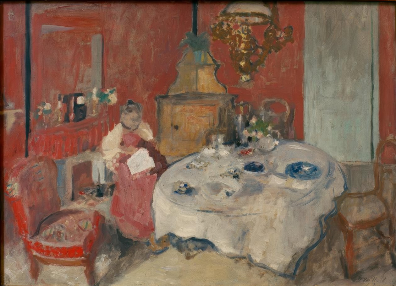 Das Speisezimmer tekijältä Edouard Vuillard
