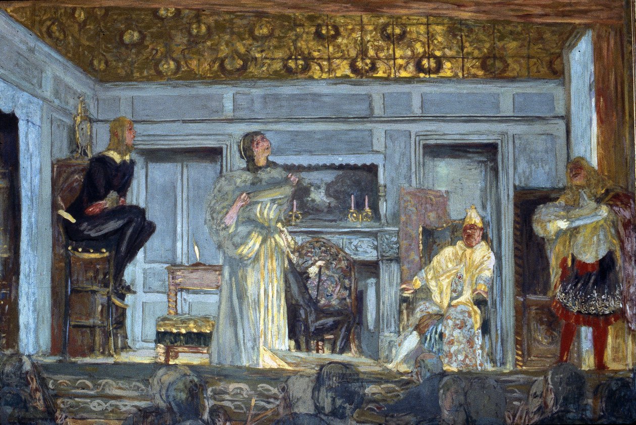Molieren kuvitteellisen sairaan koristeet tekijältä Edouard Vuillard