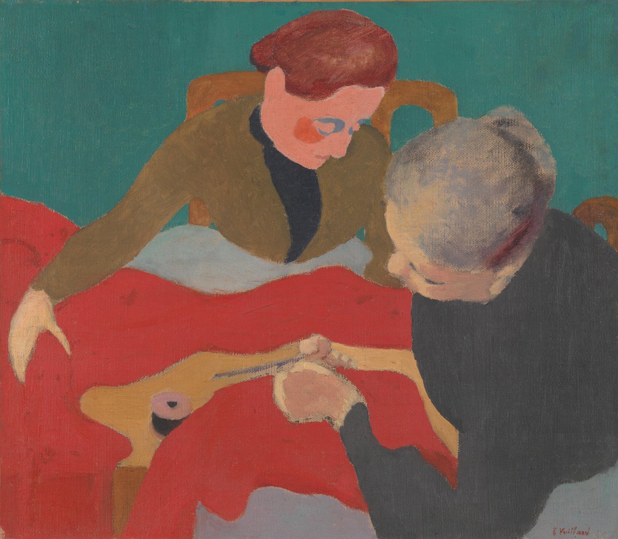 Ompelijat, 1890-luku tekijältä Edouard Vuillard