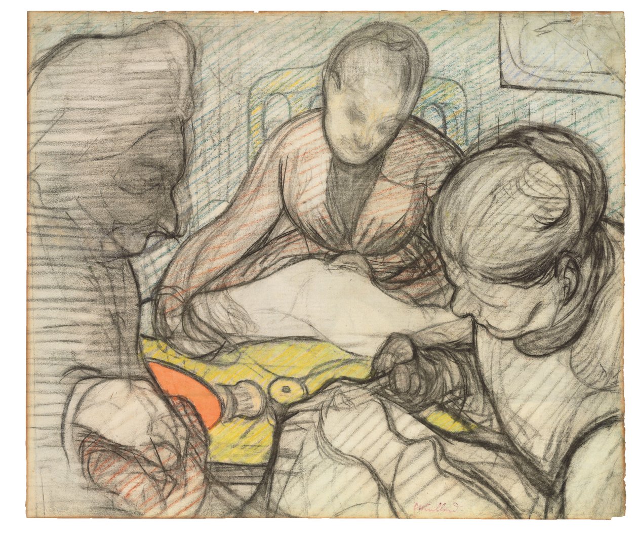 Tutkimus Ompelijoille, 1890 tekijältä Edouard Vuillard