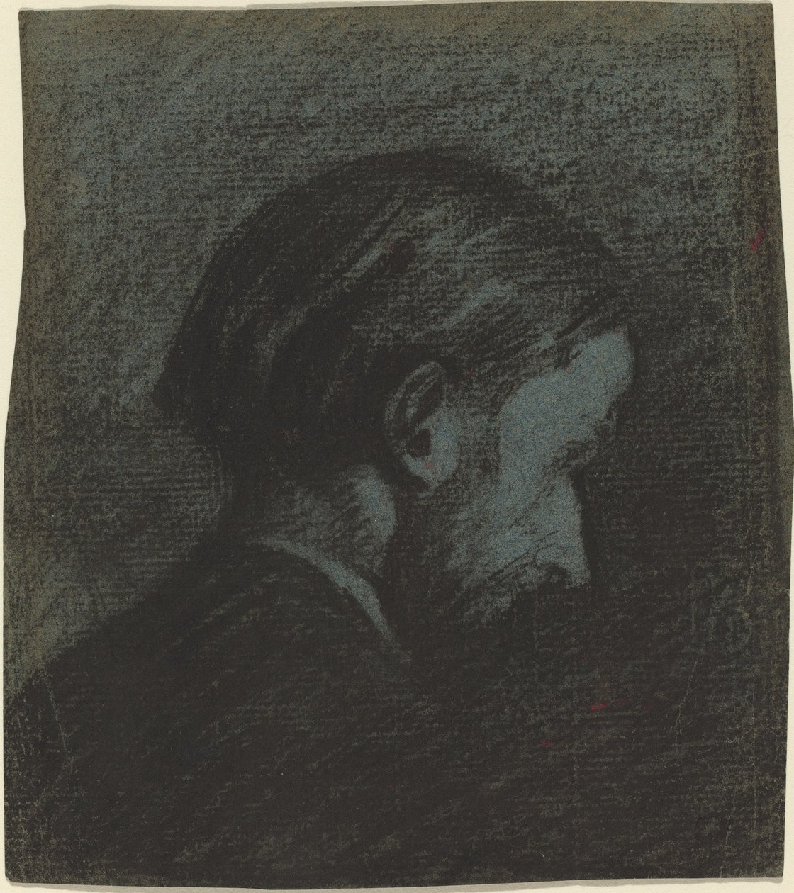 Parrakkaan miehen pää, 1889. tekijältä Edouard Vuillard