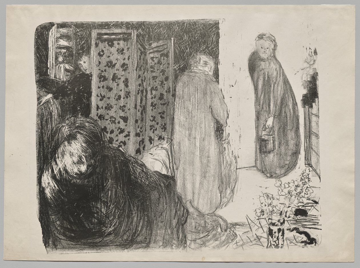 Sisustus näytöllä tekijältä Edouard Vuillard