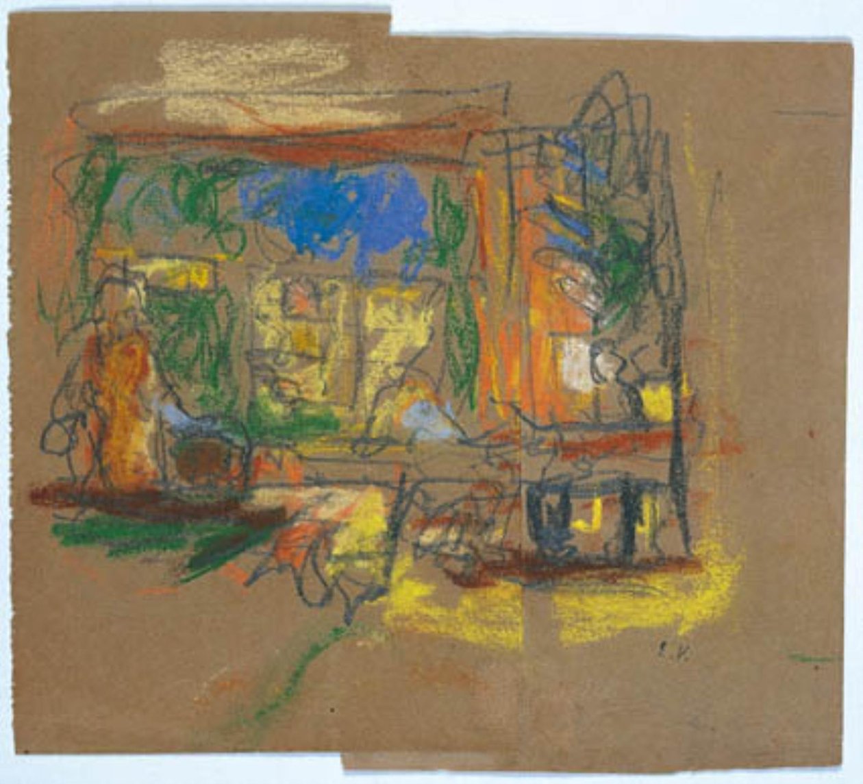 Katso ikkunan läpi huoneeseen tekijältä Edouard Vuillard