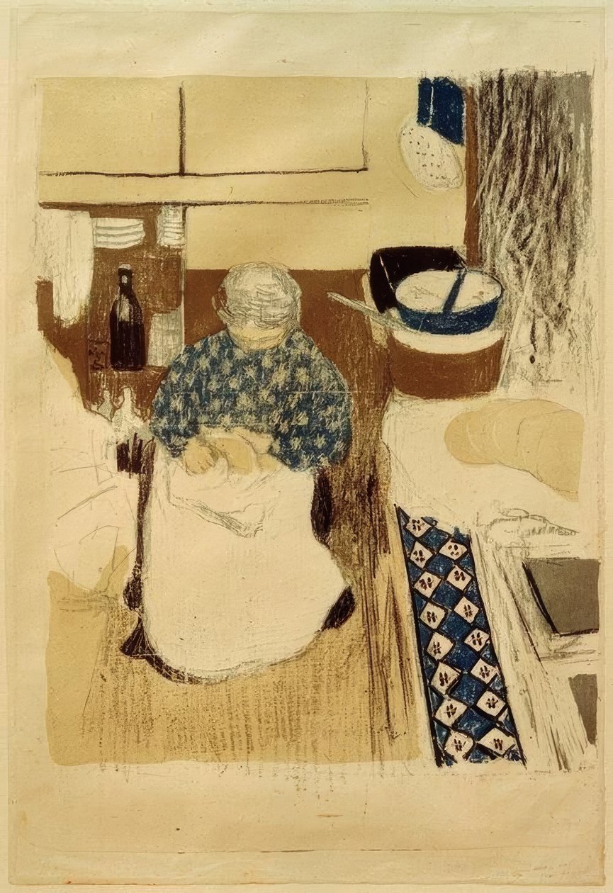 La cuisinière tekijältä Edouard Vuillard