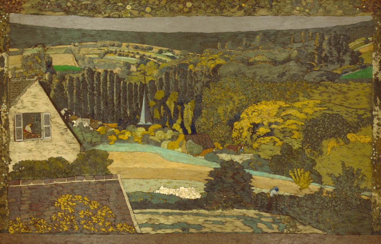 Maisema: Ikkuna metsään päin tekijältä Edouard Vuillard