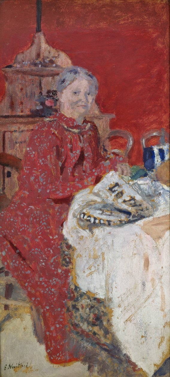 Lounas, 1890-luku tekijältä Edouard Vuillard