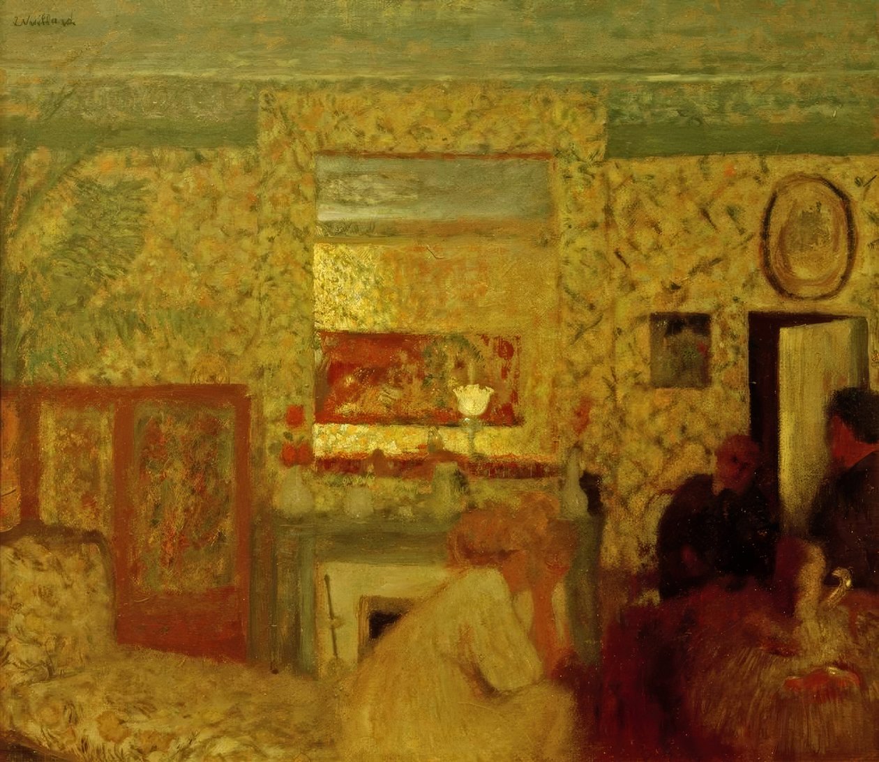 Le salon des Natansons, rue Saint-Florentin tekijältä Edouard Vuillard