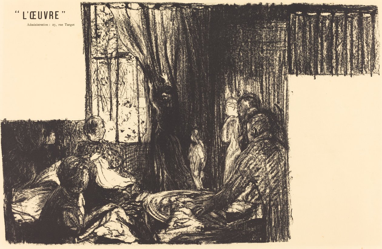 Yhteiskunnan kannattajat, 1896. tekijältä Edouard Vuillard