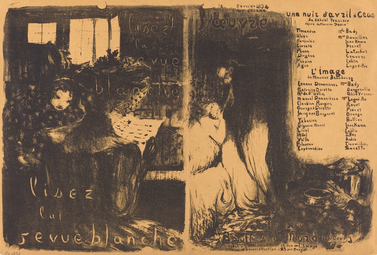 Lue valkoinen arvostelu; Huhtikuun yö Toimitusjohtajat, kuva tekijältä Edouard Vuillard