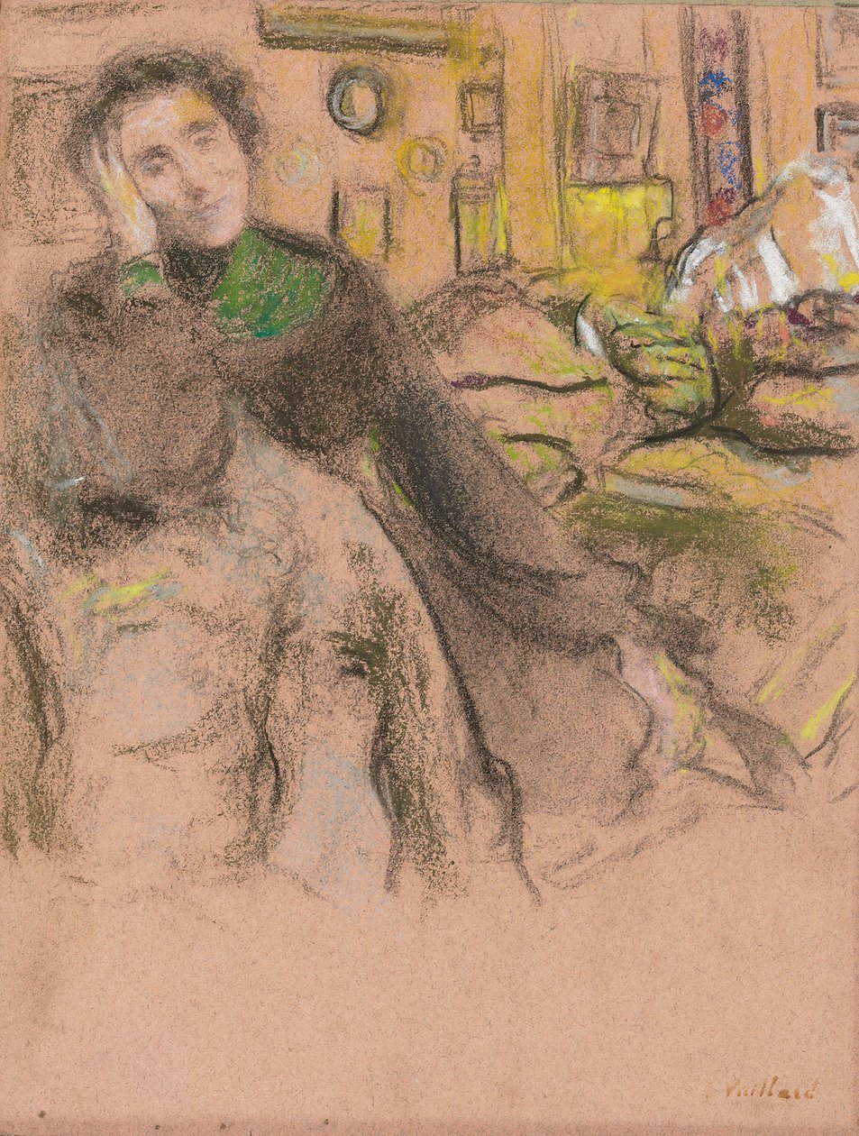 Madame Juliette Weil, tutkimus III, 1927-1928 tekijältä Edouard Vuillard