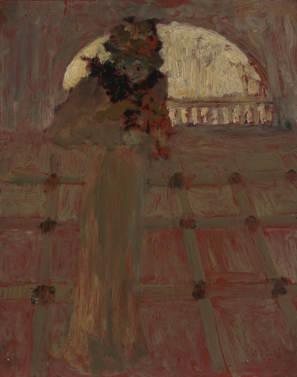 Misia oopperassa, n. 1900 tekijältä Edouard Vuillard