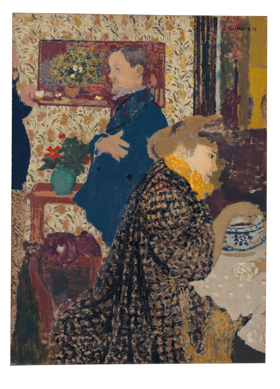 Misia ja Vallotton Villeneuvessa, 1899 tekijältä Edouard Vuillard