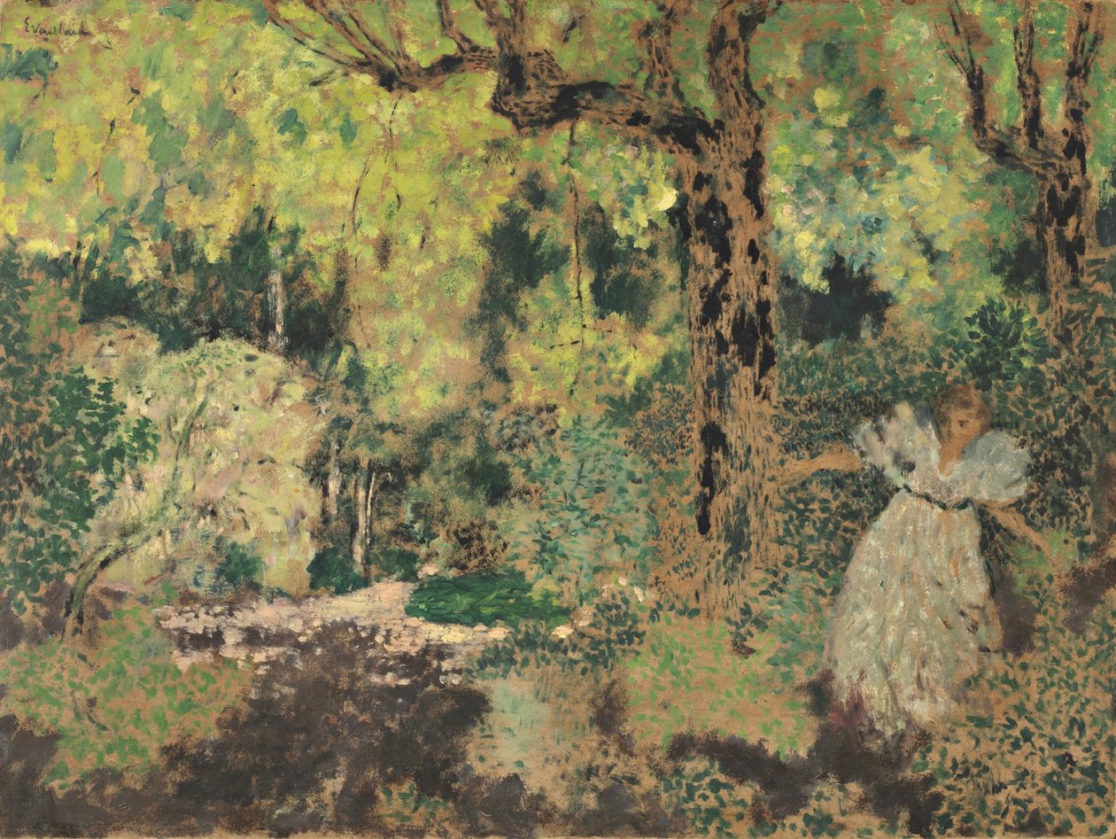 Misia metsässä, 1897-1899 tekijältä Edouard Vuillard