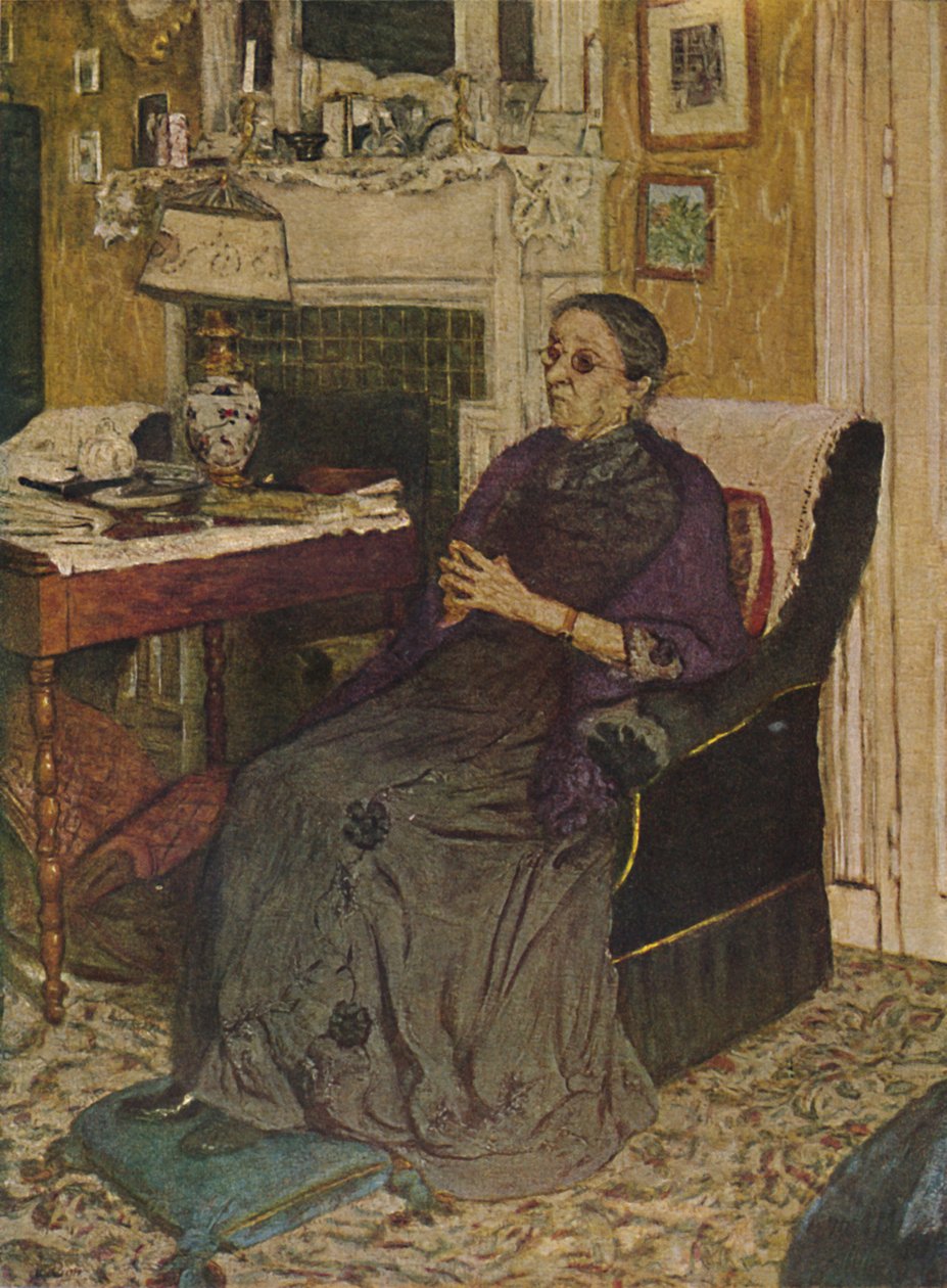 Rouva Kapferer 1919, 1919, 1946 tekijältä Edouard Vuillard