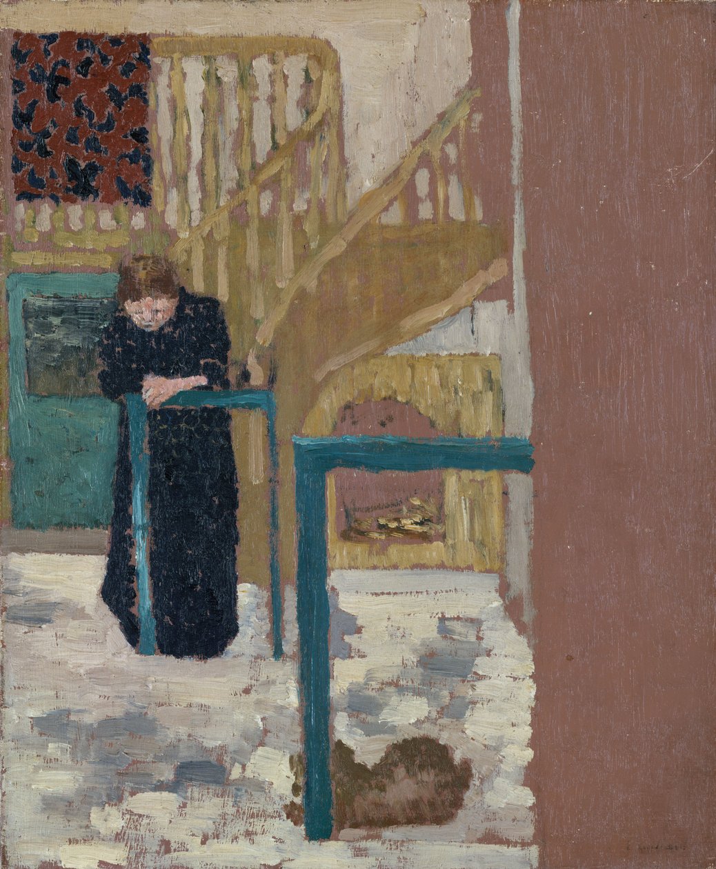 Rouva Vuillard lavastussuunnittelijan työhuoneessa, 1893-94. tekijältä Edouard Vuillard