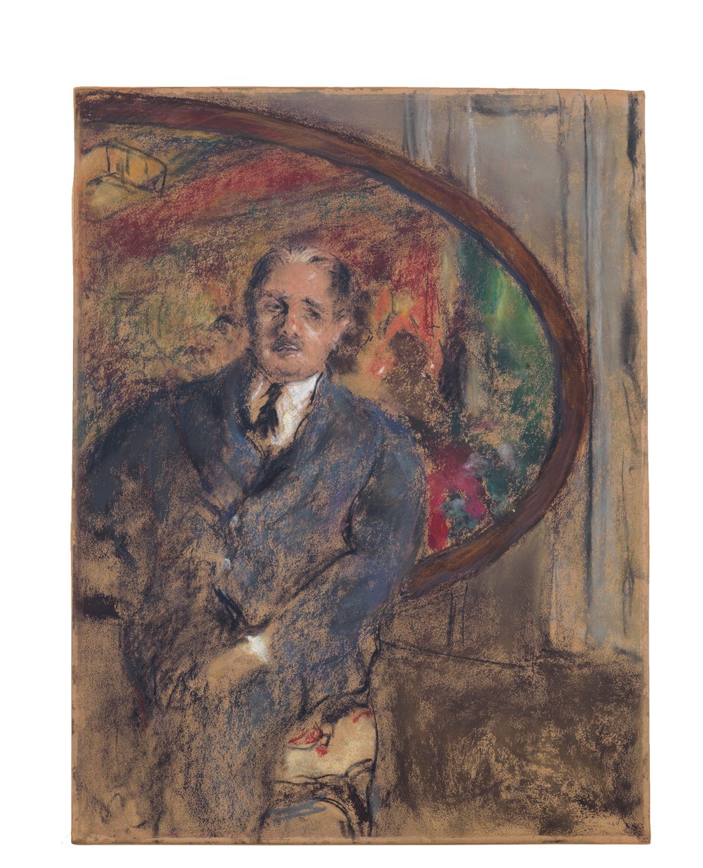 Monsieur Bénard "Le Grand Teddyn" edessä, 1931 tekijältä Edouard Vuillard