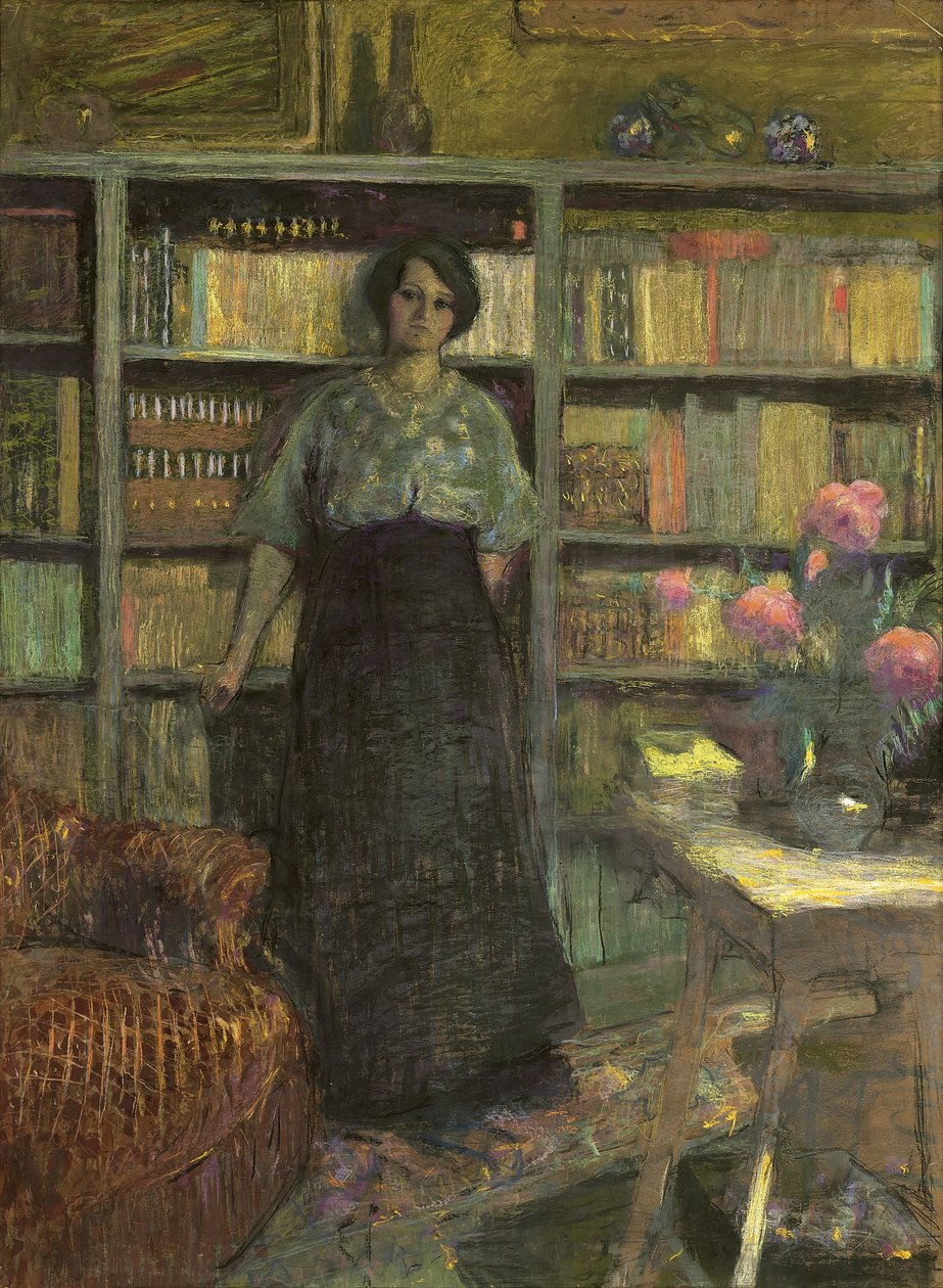 Mademoiselle Jacqueline Fontainen muotokuva, 1911; 1932 tekijältä Edouard Vuillard