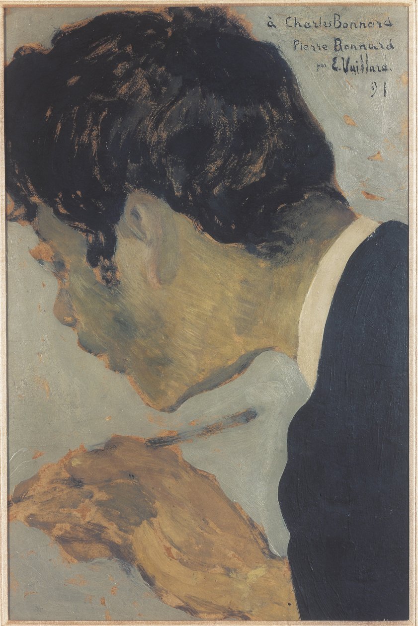 Pierre Bonnardin muotokuva 1867-1947, 1891 tekijältä Edouard Vuillard