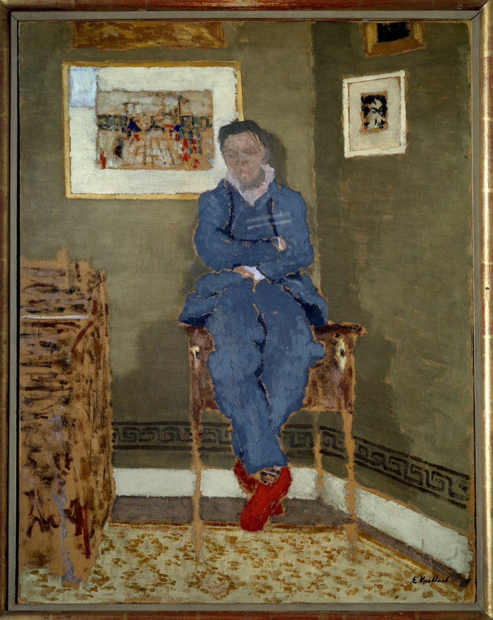 Taidemaalari Felix Vallottonin (1865-1925) muotokuva tekijältä Edouard Vuillard