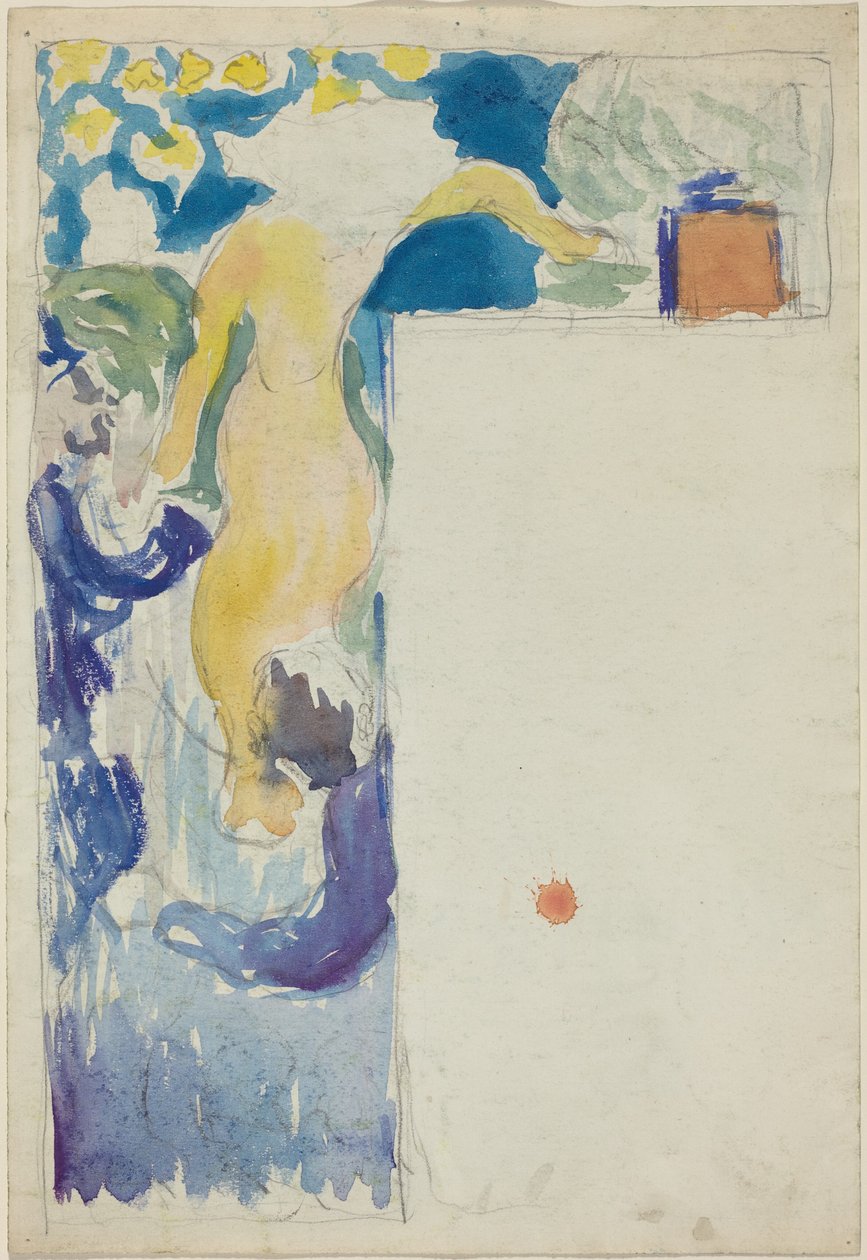 Programmdesign für das Théâtre Libre tekijältä Edouard Vuillard