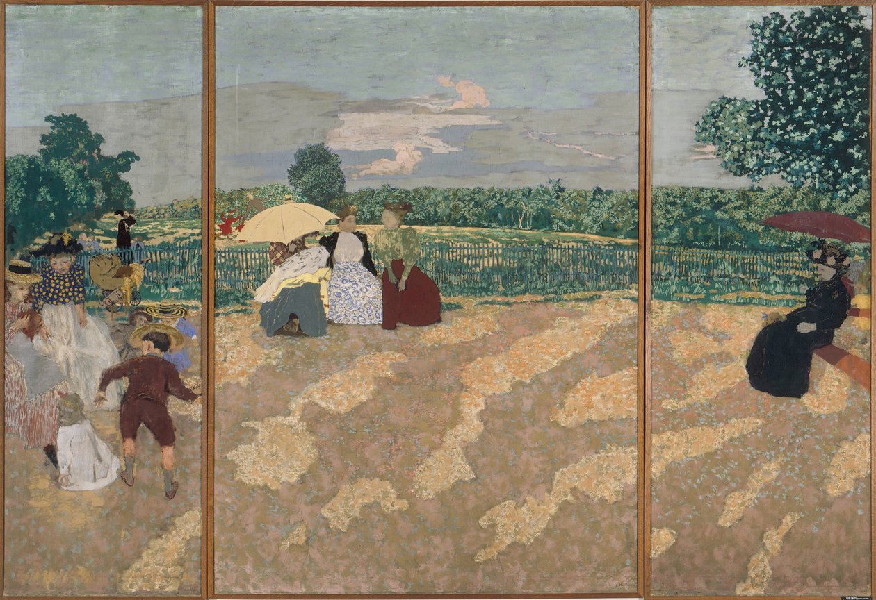 Julkinen puutarha, 1894 tekijältä Edouard Vuillard