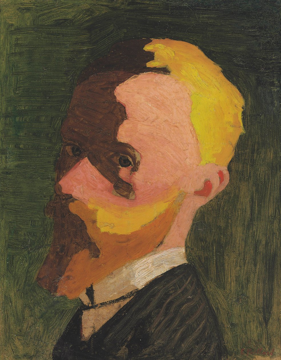 Omakuva, c. 1890. tekijältä Edouard Vuillard