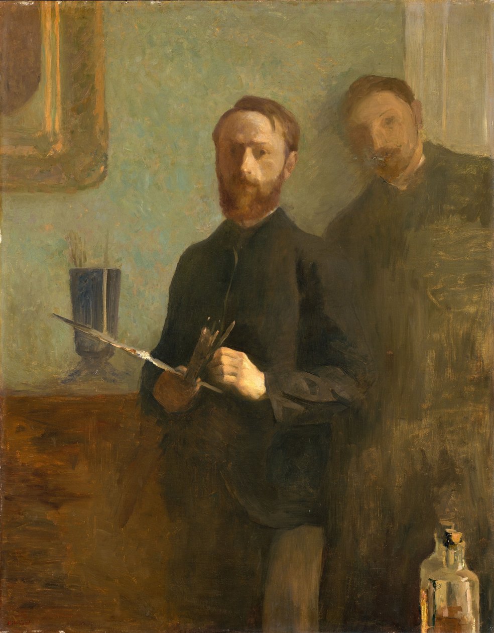 Omakuva Waroquyn kanssa, 1889 tekijältä Edouard Vuillard