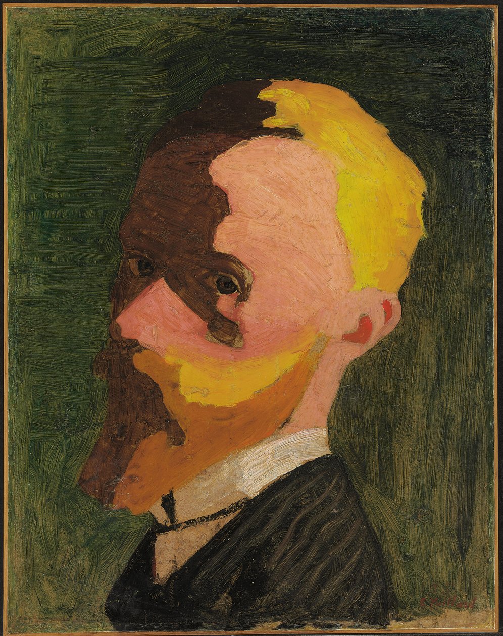 Omakuva, n. 1890 tekijältä Edouard Vuillard
