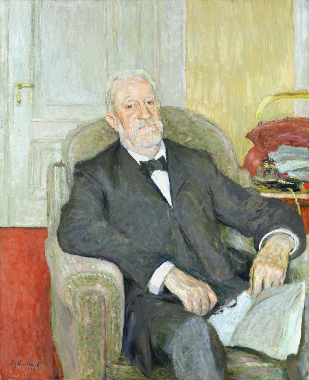 Senaattori Eduard Wilhelm Ludwig Heinrich Roscher (1838-1929) 1913 tekijältä Edouard Vuillard