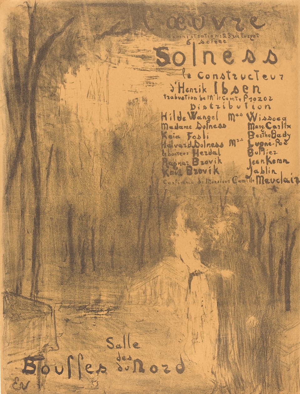Solness rakentaja, 1894. tekijältä Edouard Vuillard