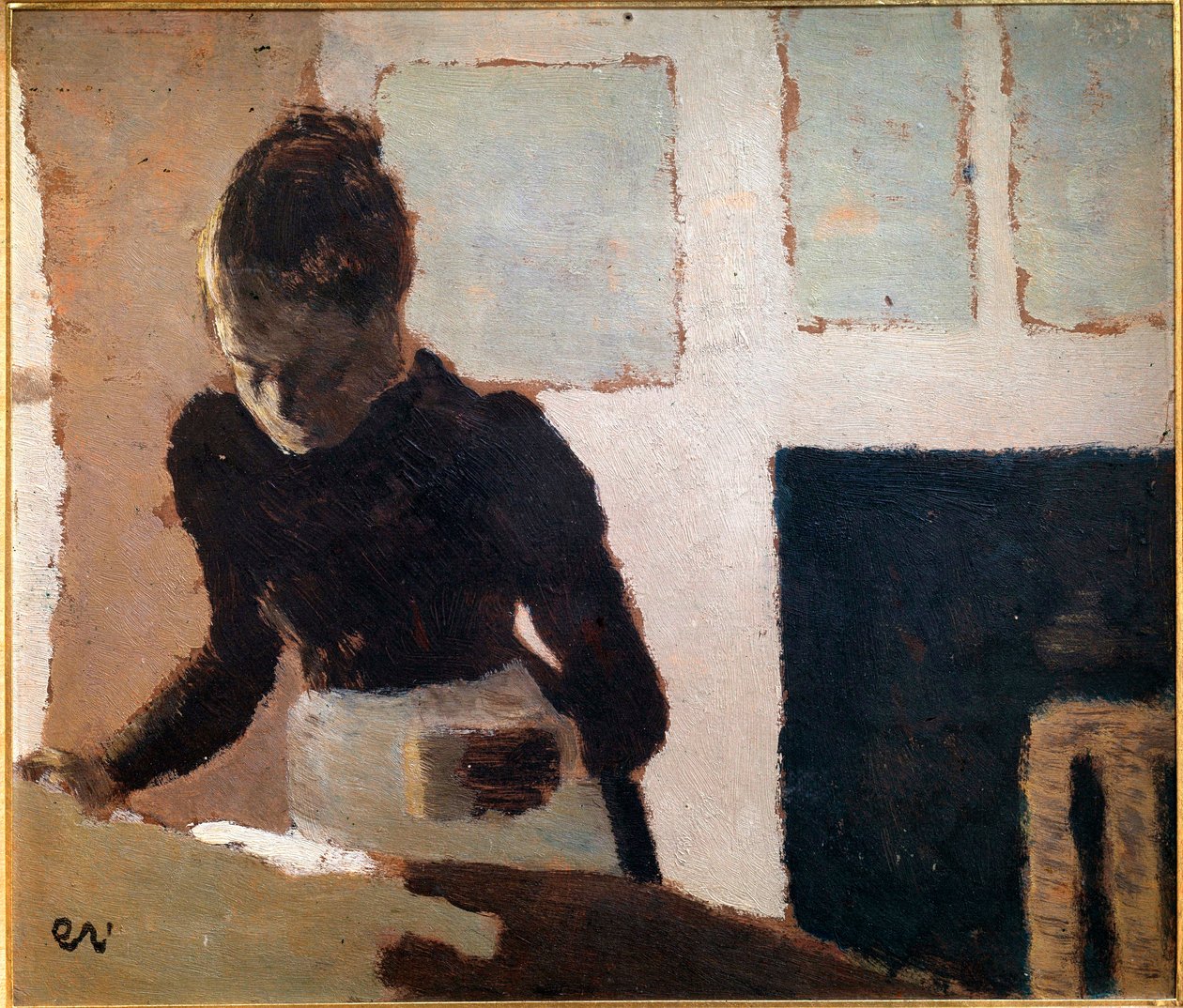 1900-luvun silitys (öljy kankaalle) tekijältä Edouard Vuillard