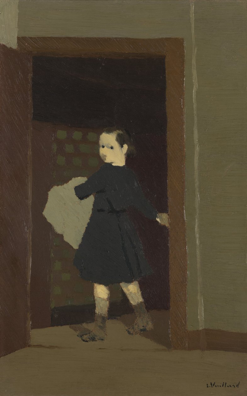 Lapsi ovella, 1891-92 tekijältä Edouard Vuillard